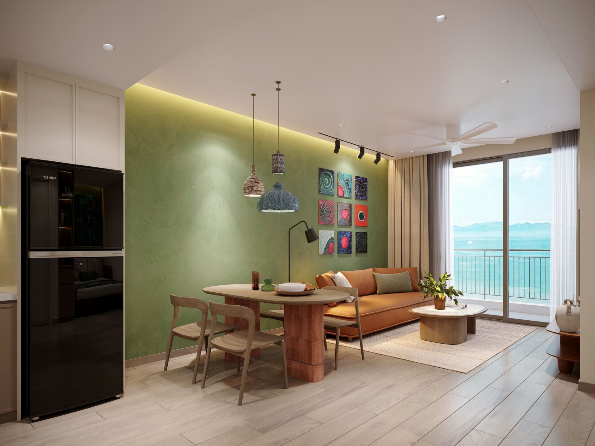 Căn hộ 1 phòng ngủ